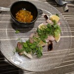 Mallorca - ブリのカルパッチョ