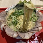 京都北白川ラーメン魁力屋 - 麺は普通麺②