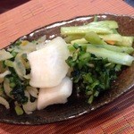 異彩 - 漬け物盛り合わせ