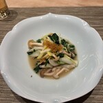 中国料理 礼華 四君子草 - 青菜と干し貝柱の炒め
