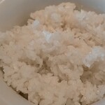 伊呂葉食堂 - カニクリームコロッケ定食のライスは割と多め 
