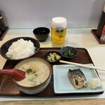 天友 - 天友名物!!『かす汁定食』※ごはん大盛無料＠900円
