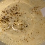 麦処 八と丁 - 追い飯。　リゾット風。