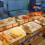 どんどん庵 - 揚げ物・おにぎりコーナー