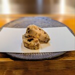 鶴八 - 蓮根、揚げて少し置くと甘味アップ