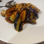 天府記 - 茄子のナントカ。オイスター強めの美味いやつ