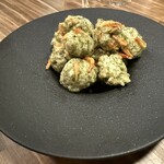 クオーレ ディ イッスイ - 桜海老と青海苔のゼッポリーニ