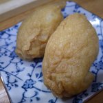 六盛 - お稲荷を「中華そば」のスープに浸して食べるのも好き・・・