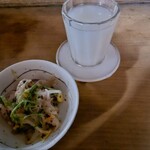 源氏 - 和風サラダ、国盛濁り