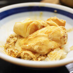 やぶ福 - 小ライスに玉子ON