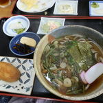 れん - 山菜黒豆うどん定食