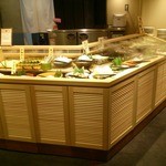 しゃぶ菜 - 店舗内「野菜バー」コーナーにて、新鮮野菜がバイキング形式にてご利用いただけます！