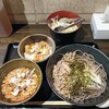 つけそば　周庵 - 肉そば、豚丼小セット
