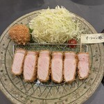 とんかつ 螢水 - オーシャン豚、特上ロースとメンチカツ2530円