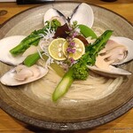 MARCO - 料理写真:ハマグリと釜揚げしらすの出汁まぜそば