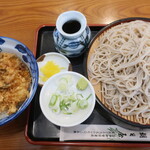 朝日屋 - ミニ天丼セット（もり大盛）