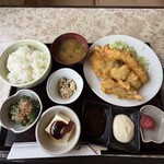 喫茶　せと - ミックスフライ定食800円