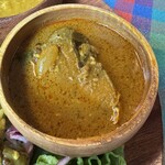 シナモンガーデン - 私にはお初の魚のカレー