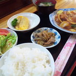 Shuuran - 今日は酢豚でした♪香りが食欲そそる｢肉定食｣☆