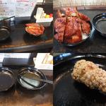 ソー勝屋 - イカリングさんは夜勤明けということで普通盛りを頼まれましたが、なんともう１杯頼まれ、唐揚げやみそ汁も試されていました