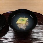 筒井 清寂 - 椀物蛤と卵葛豆腐の椀物