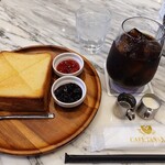 カフェタナカ - 厚切りトーストセット