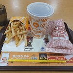 ロッテリア - 料理写真:リブポークサンドセット