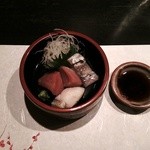 鮪、太刀魚等のお造り