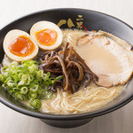 らーめん二男坊 - 料理写真:半熟煮玉子らーめん