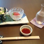 人形町今半 - ステーキコースのお造り