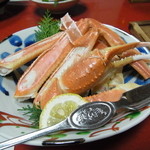 後楽 - 夕食　カニ
