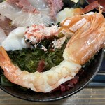 北海 - 海鮮丼（海老アップ）
