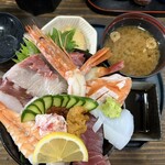 北海 - 海鮮丼（汁椀オープン）