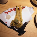 食堂 遊食刻 - こごみ天ぷら