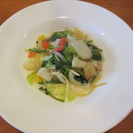 野菜が沢山なクリームのパスタ(名前は不明)