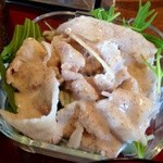 浜焼番兵 - 豚肉の胡麻しゃぶサラダ