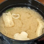 御食事処ひなや - 味噌汁