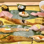 梅丘寿司の美登利 - 料理写真:季節の板さんおまかせにぎり（4180円）