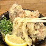 讃岐うどん えん家 - かしわ天ぶっかけの冷