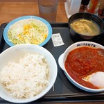 松屋 - 料理写真:うまトマハンバーグ定食 980円