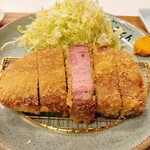 厚切りレアとんかつ やまとん - ロースカツ定食　並