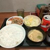 松屋 - 牛あいがけうまトマハンバーグ定食¥1,180＆コーラ¥100