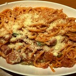 マスタードシード・電車食堂 - マスタードシード・電車食堂　ナポリタン大盛