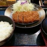 松のや - ロースカツ定食（500円）