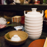 粥茶屋 写楽 - 生酛華鳩 純米 ぬる燗