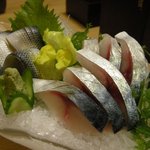 「関サバ刺身」と「小肌酢」