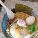 美志満 - 魚介塩味玉らぁ麺1000円