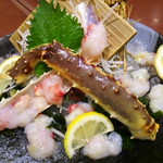 Seafood restaurant MEXICO - 蟹刺し
