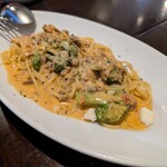 347516234 - 豚肉とブロッコリーのトマトクリーム