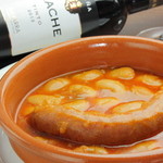 Bihotza - 白インゲン豆と自家製チョリソーの煮込み